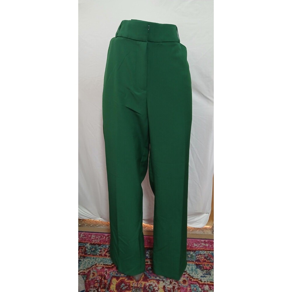 CATO BEAUTIFUL Green Dress Pants Curvy Size 12 NWOT